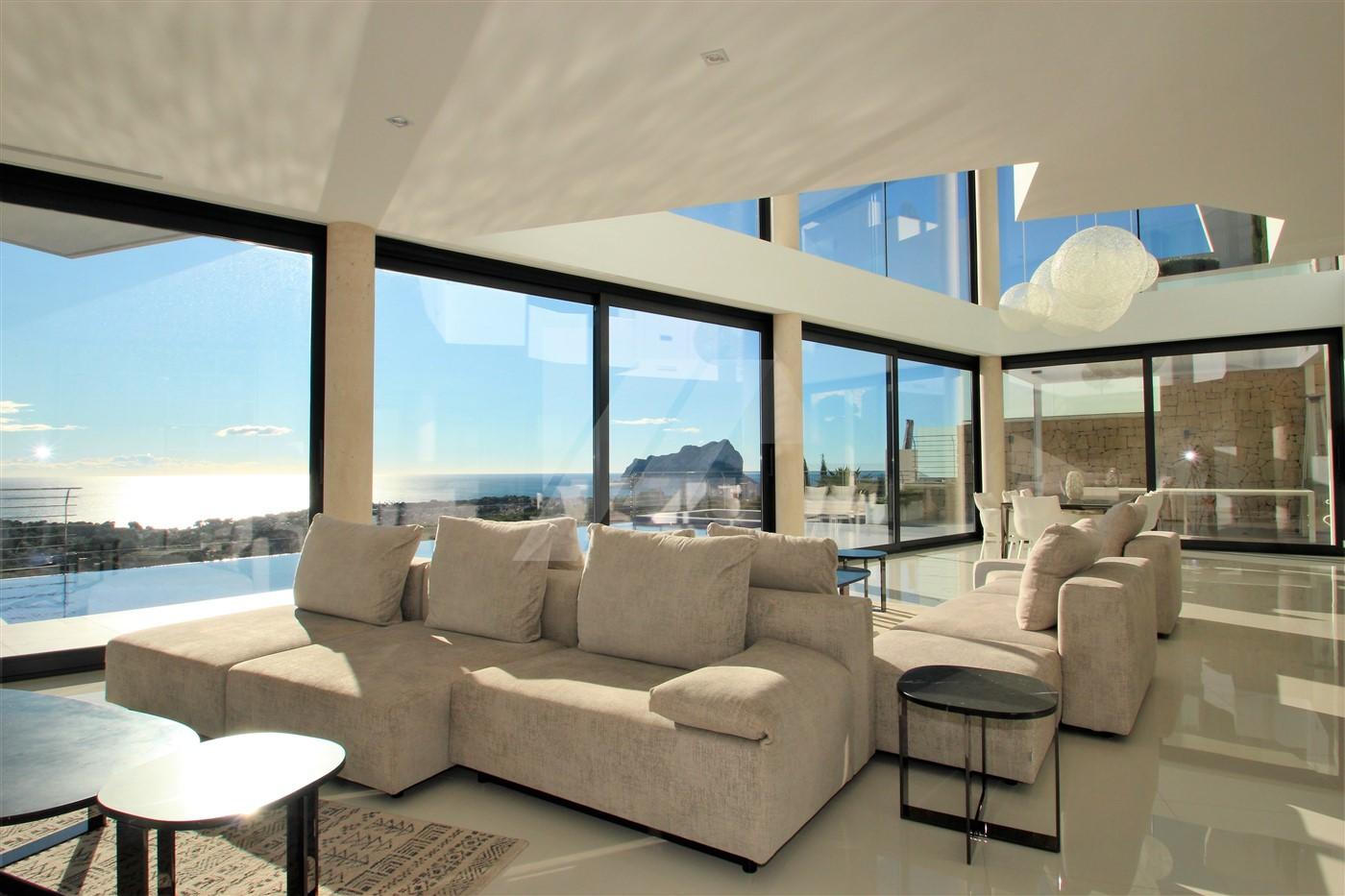 Villa de lujo con vistas al mar en venta en Benissa, Costa Blanca.