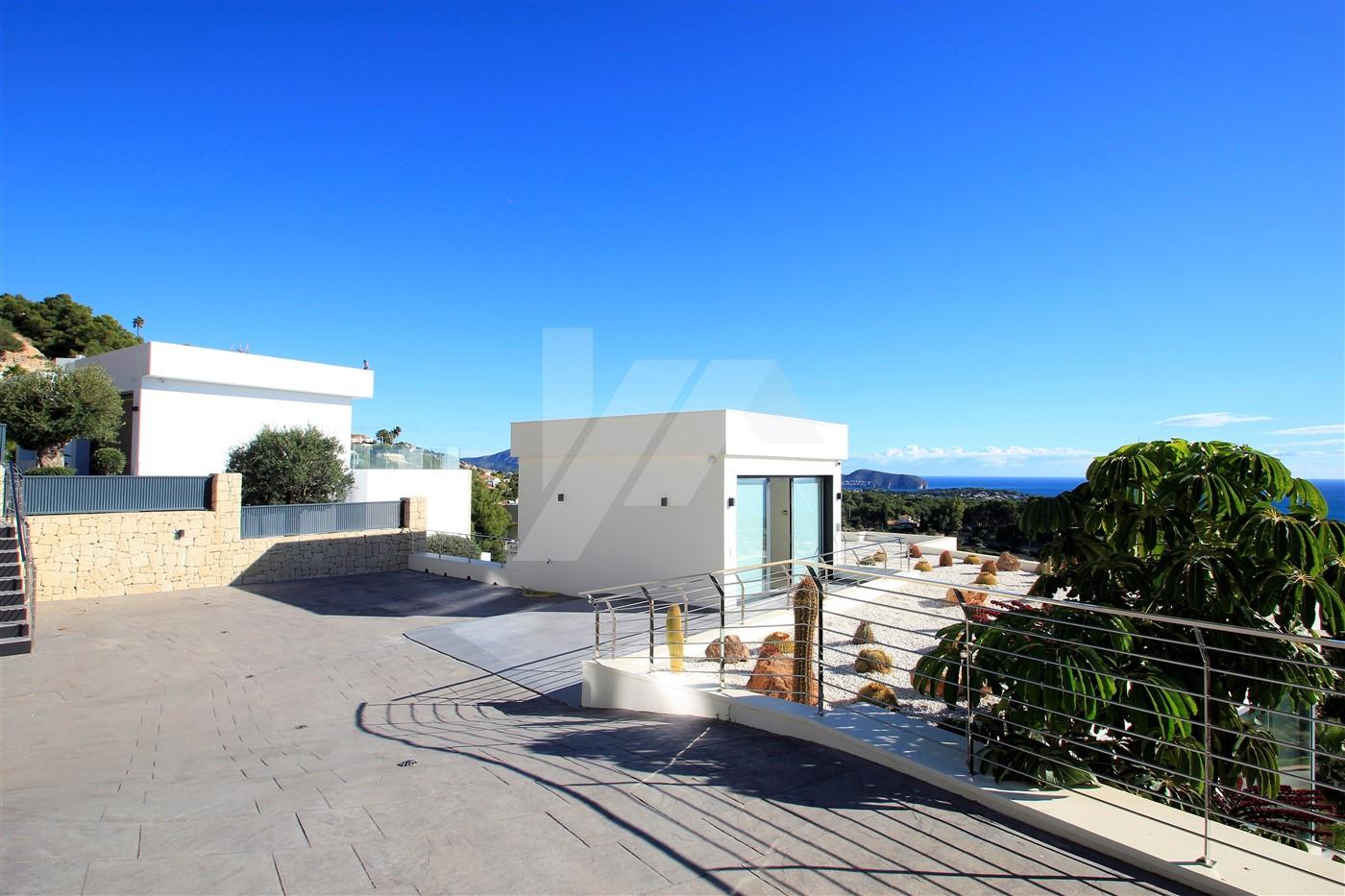 Villa de lujo con vistas al mar en venta en Benissa, Costa Blanca.
