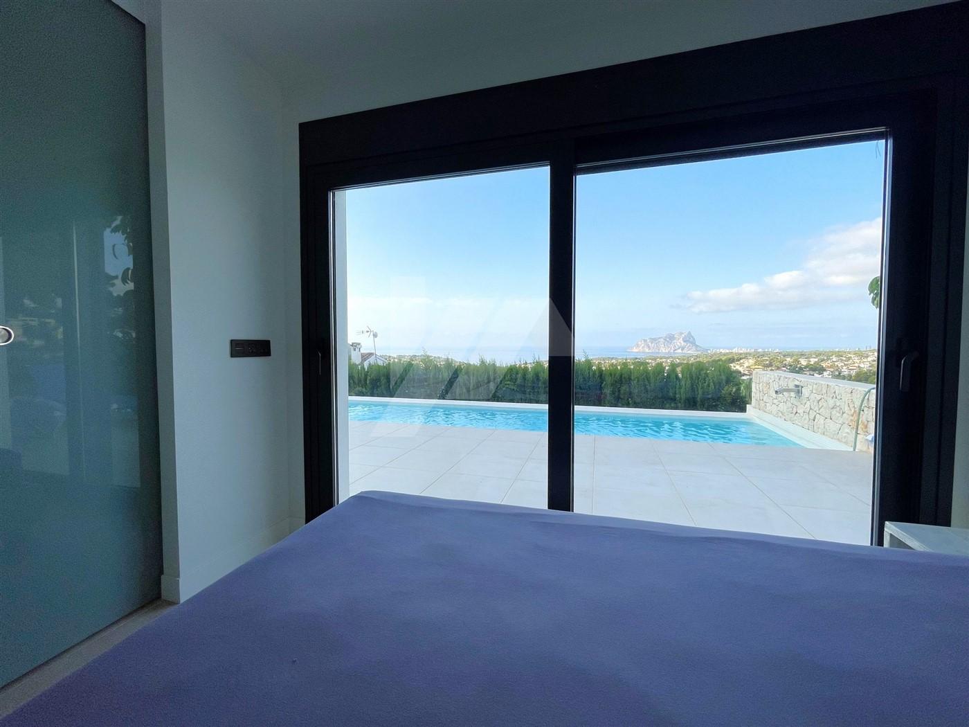 Villa con vistas al mar en Fanadix, Moraira. Costa Blanca.