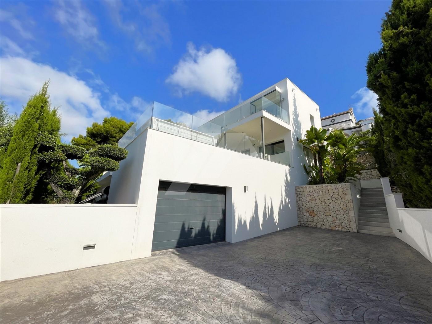 Villa con vistas al mar en Fanadix, Moraira. Costa Blanca.