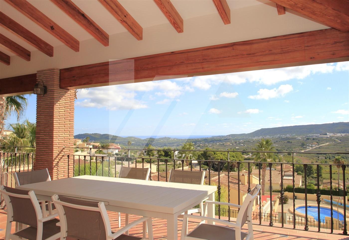 Chalet con vistas al mar en los Molinos, Benitachell, Costa Blanca.