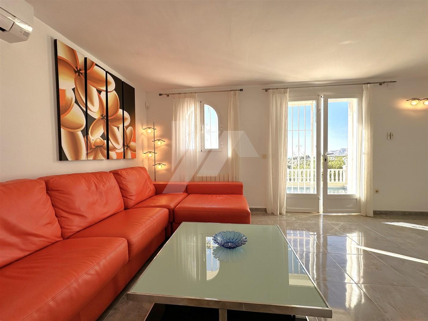 Chalet con vistas al mar en Benissa, Costa Blanca.