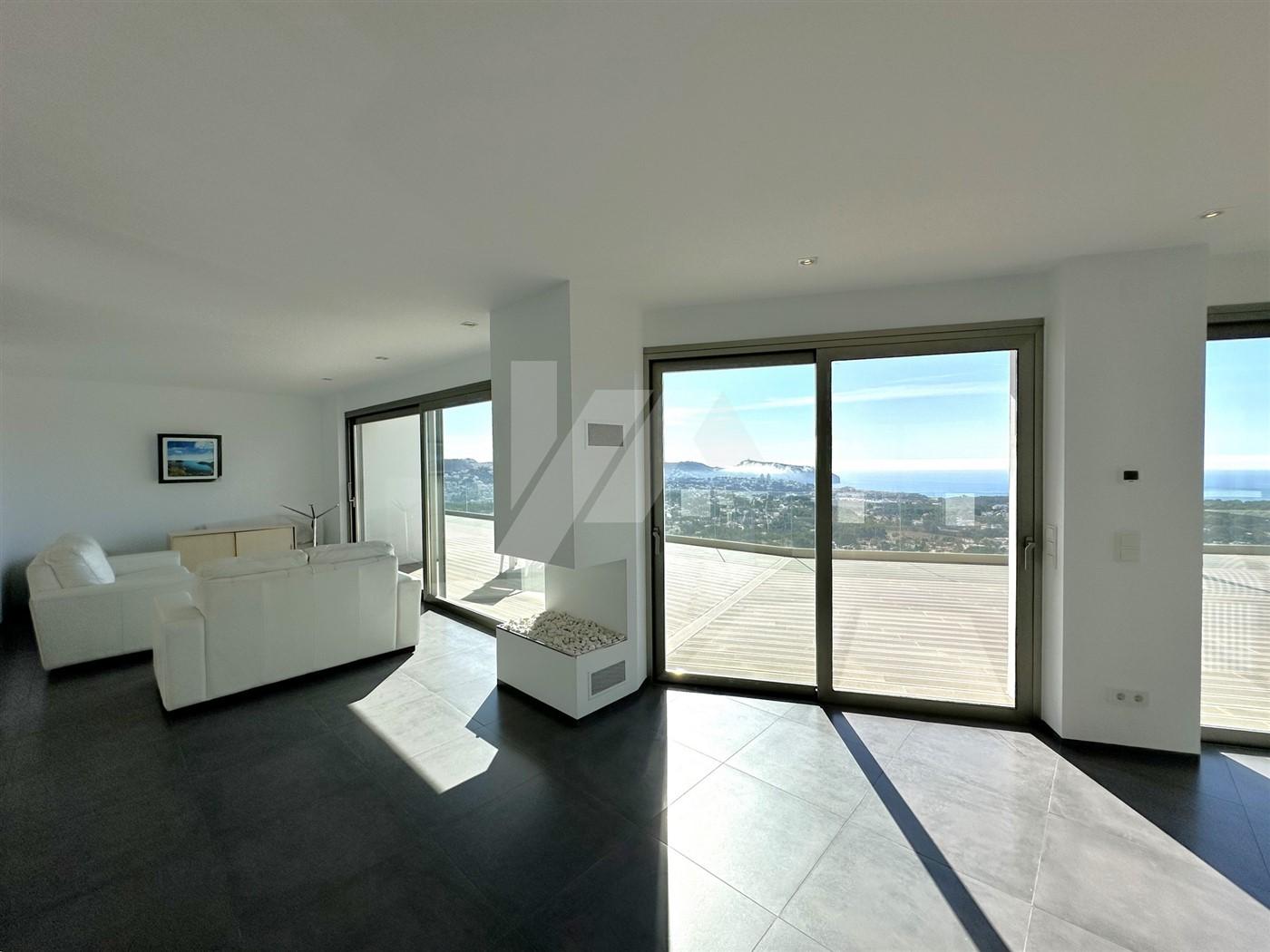 Exclusiva villa en venta con inigualables vistas al mar Mediterráneo en Moraira.