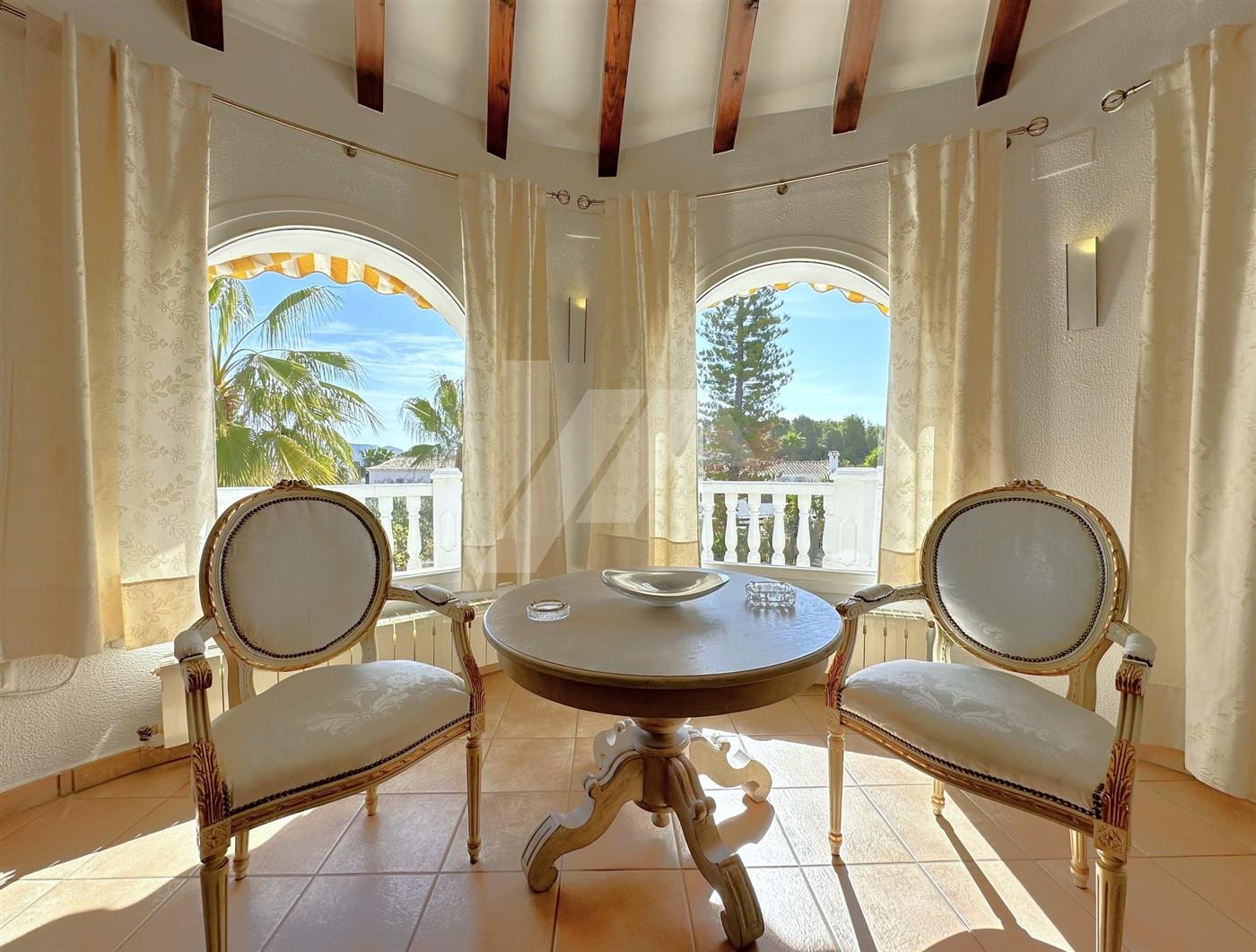 Villa con estilo Mediterráneo en venta en Moraira, Costa Blanca.