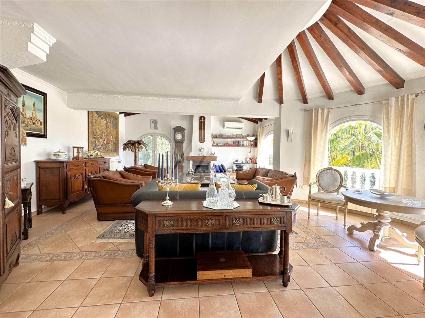 Villa con estilo Mediterráneo en venta en Moraira, Costa Blanca.
