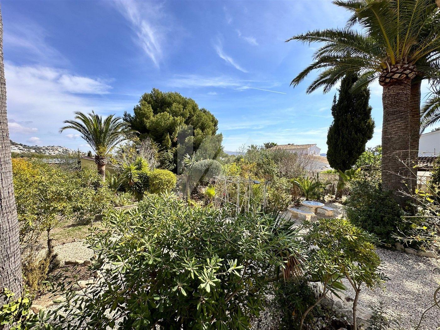 Villa con estilo Mediterráneo en venta en Moraira, Costa Blanca.