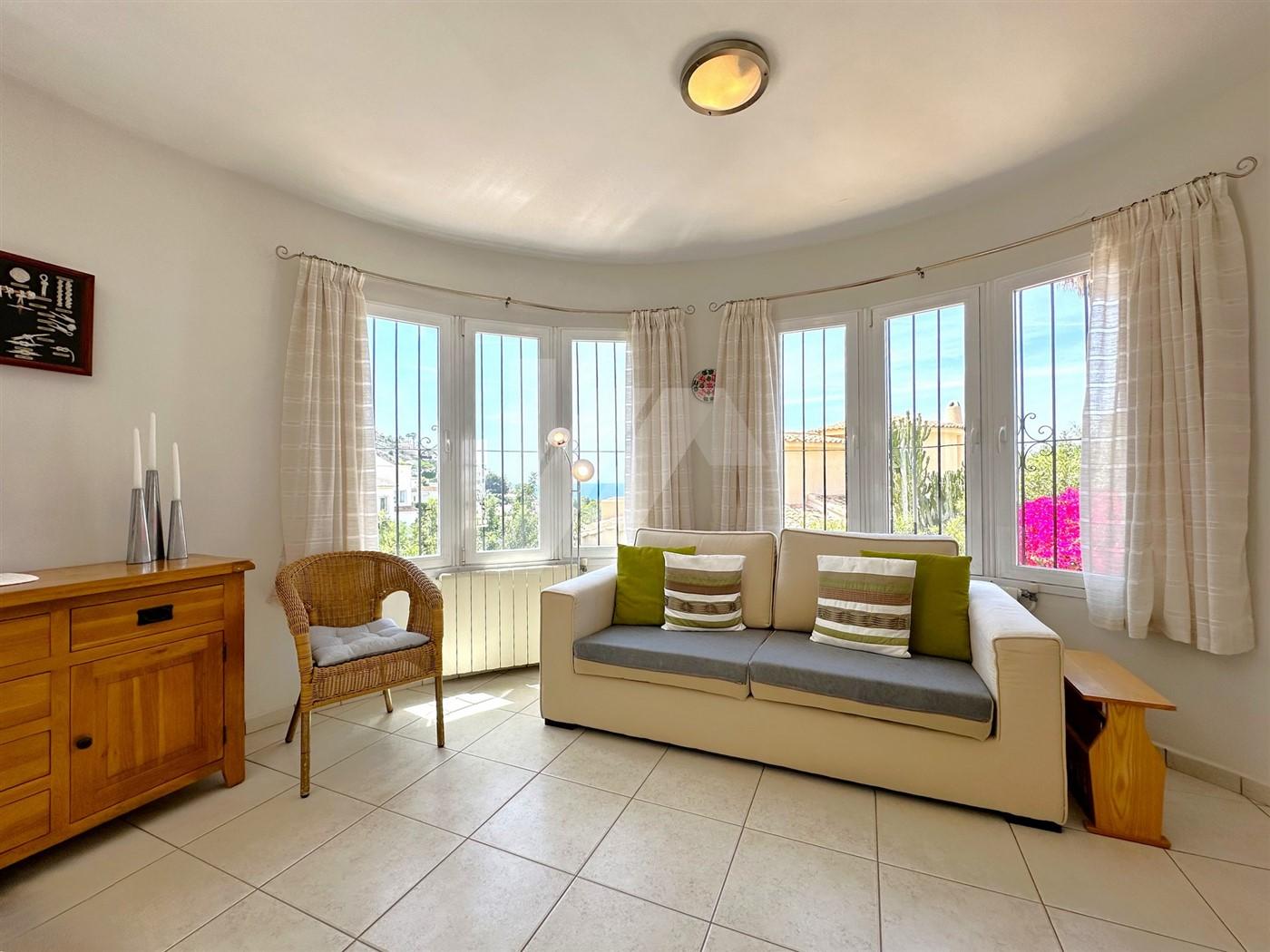 Chalet con vistas al mar en venta en el Portet, Moraira.