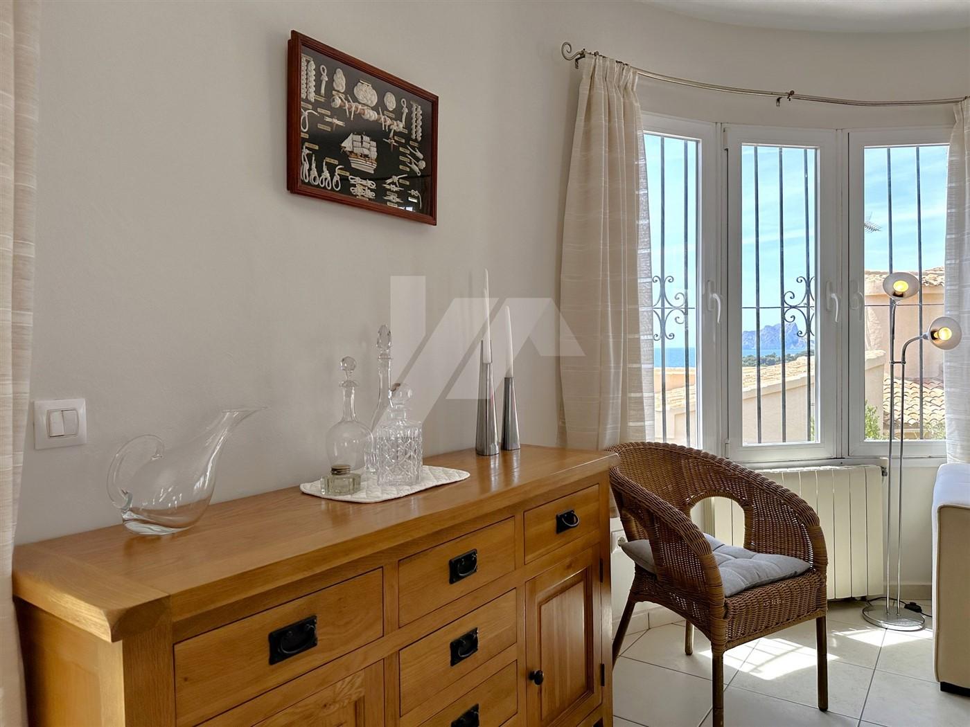 Chalet con vistas al mar en venta en el Portet, Moraira.