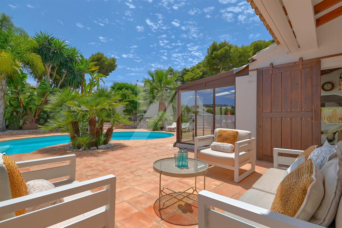 Villa en venta en Benimeit-Tabaira, Moraira, Costa Blanca.